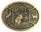 Piratenladen Buckle Hirsch, Jäger, Jagen, Tracht, Rotwild, Messing, Gürtelschnalle