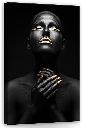 Bilder Lippen Frau Lippenstift Akt Schwarz Leinwandbilder Wandbild Kunstdruck Wandbilder Wand Bild auf Leinwand Latexdruck UV-Beständig Geruchsfrei Aufhängefertig (PP13964, O4 (60 x 40 cm))