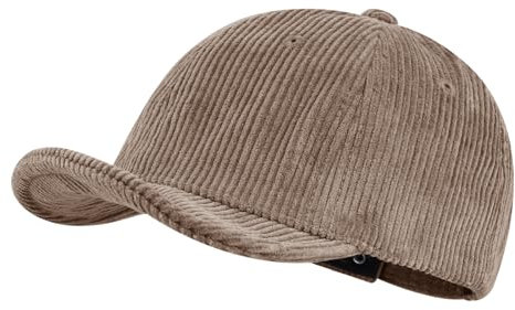 CLAPE Cord Basecap Mode Short Brim Baseball Cap Kappe Baumwolle Snapback Trucker Cap Polo Retro Dad Cap Sport Cappy Unisex-Hip-Hop-Hut