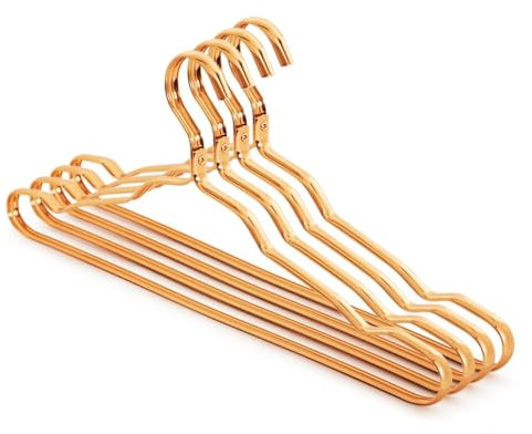 OWKAY Porte-manteau vertical en métal ，Porte-manteau sur pied en métal doré Suspendu Armoires à vêtements Porte-vêtements Dressing Dressing Cintre Étagère Support Doré