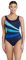 Zoggs Women's Sandon Scoopback One Piece Swimsuit, Navy, 38-inch/Size 14