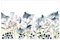 Bilderwelten Fototapete Blumen 255cm x 384cm Modern Natur Aquarell Blumentapete Vliestapete Tapete Wanddeko Ideen Wohnzimmer Schlafzimmer Küche