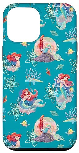 iPhone 12 Pro Max Disney Princess Ariel Flounder and Sebastian Under the Sea Case