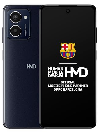 HMD Pulse Pro 4G 6.56? HD+ Smartphone, Android 14, 50MP Kamera 50MP Selfie-Kamera 6GB/128GB Speicher, bis zu 59 Stunden Akkulaufzeit, OZO Audio, einfach zu reparieren, duale SIM - Black Ocean