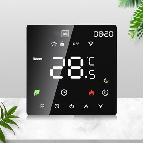 Programmable Smart Thermostat, Digital WiFi Temperature Controller For Tuya, Wall-Mounted Control Panel For Electric Heating/gas Boiler/hot Water Heating(3A)