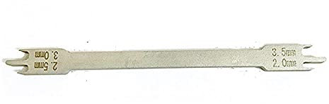 1 posicionador de ortodoncia dental, soporte de instrumentos de ortodoncia dental, mecha de medidores de altura, 2.0-3.0 mm