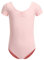 ZYXWVU Manica Corta Leotard Balletto Ginnastica Body da Danza per Bambina (rosa chiaro, 130)