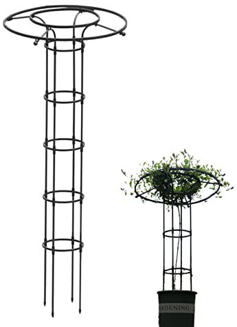 Enrejado vertical de jardín para plantas trepadoras, rejilla resistente para plantas de jardín para vides y tomates al aire libre.
