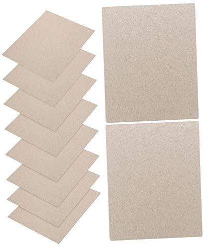 GRIRIW Lámina de Mica para Horno Microondas Aislante 10 Piezas Resistente a Altas Accesorios para Microondas para y Protección