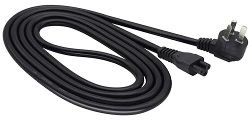 AAOTOKK 90-Degree AU to C5 Power Cord AU Australia/New Zealand/China 3-Pin Male Plug to IEC-320 C5 Plum Blossom tail Female Head Cable for Laptop Adapters,Desktop Chargers for Printers(1.8M/5.9FT)