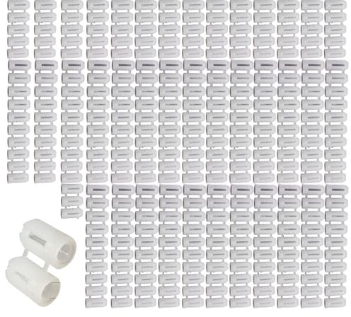 Wayfadacc 900 tasselli di espansione bianchi eleganti da 5 mm, adatti per l'installazione di mobili e progetti di costruzione