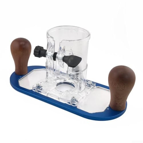 Router Base for Woodworking, Essential for Accurate Trimming and Grooving Tasks (Blue)
