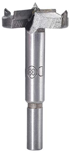 HOHXEN Broca Forstner 38mm, Herramienta de Perforación para Madera Plástico Contrachapado Tablas de Madera Maciza Bisagra de Fibra de Vidrio