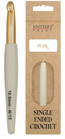 Knitter’s Pride Pearl Aluminium Häkelnadel – 10,00 mm
