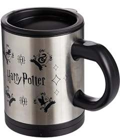 Harry Potter Self Stirring Drinks Mug 300ml Battery Powered Cup for Coffee, Tea, Hot Chocolate & More