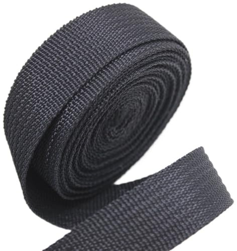 GAOJUDAF 10 Meter Starkes Nähgurtband aus 1313-Material, Verstellbarer Tragegurt, Ersatz, 1 Stück(22mm x 1mm)