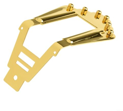 Metall-Saitenhalter für Akustikgitarren, speziell für Jazz-Modelle zur Verbesserung des Gesamttons (Gold)