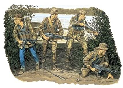 Dragon 500773316 - US Navy Seals II 1:35 NAM Series 4 Figuren