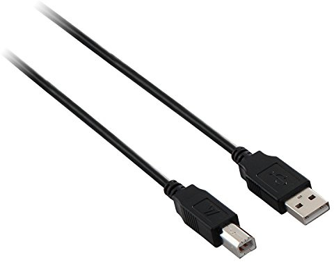 V7 V7E2USB2AB-1.8M V7 USB 2.0 Cable USB A to B (m/m) black 1,8m