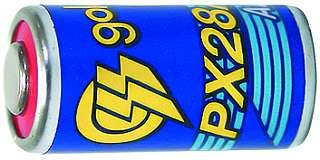 Spezialbatterie PX28A / 4LR44 6V, 25x13mm, Alkaline