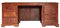 MASSIVMOEBEL24.DE Oxford Schreibtisch Akazie 180x80x74, Farbe:Dunkelbraun lackiert, Größe:180x80x74 cm (BxTxH)