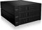 ICY BOX Wechselrahmen Backplane für Festplatten, 3x 3,5 Zoll in 2x 5,25 Zoll Schacht, SATA, Lüfter, Metall, Schwarz