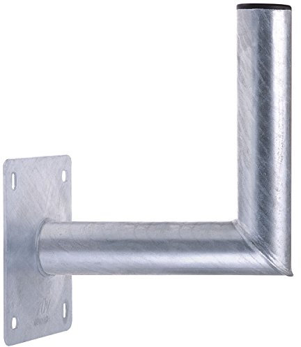 DUR-line WHSF 25cm - Stahl Wandhalter feuerverzinkt - SAT Wandhalterung für Satellitenschüssel