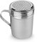 EHOMEA2Z Stainless Steel Dredge Shaker Ideal For Salt, Spice, Sugar, Flour (1, 10 oz)