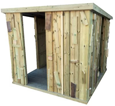 Rustic Wooden Nursery Playhouse