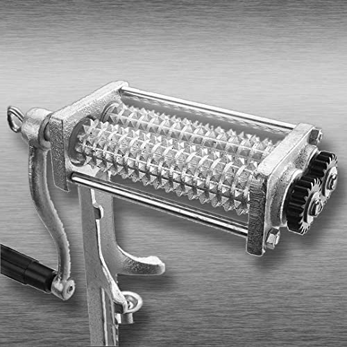 Fleischklopfer, Würfel, strapazierfähig, Steak-Flachwerkzeug, Fleischwolf-Aufsatz, Klemm-Tenderizer, Rollfleischklopfer, Weiß