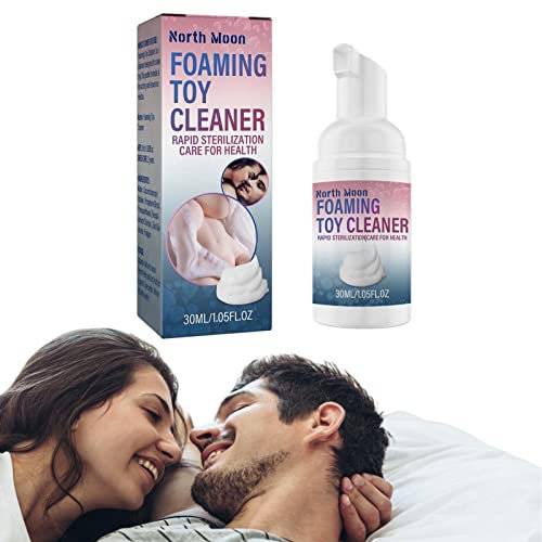 Linsition Adult Sex Toy Cleaner,Sex Toys | Sex Toy Cleaner, Portable Natural Toy Cleaner Foam Cleaner, Body Safe Sex Products, Cleaning Foam Spray for Adult Toys
