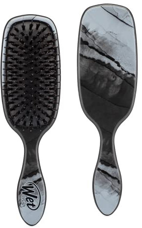 WetBrush Shine Enhancer Paddle Brush with Soft Intelliflex and Natural Boar Bristles to Help Distribute Hairs Natural Oils, Wet Brush Detangler Is Gentle on Hair, Terrain Textures, Gravel