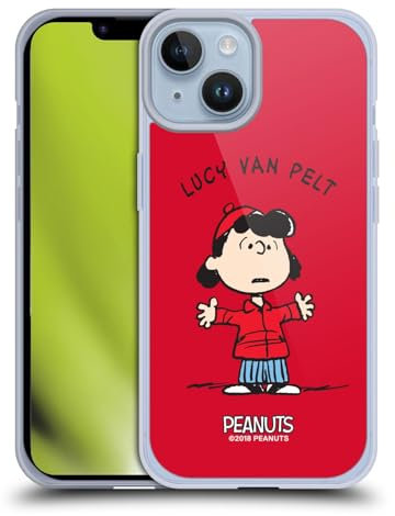 Head Case Designs Offizielle Peanuts Lucy Van Pelt Persöhnlichkeiten Gelhülle [Militärischer Schutzgrad] Kompatibel Mit Apple iPhone 14 Und Kompatibel Mit MagSafe