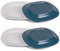 Kampa Set of 4 Melamine Dish Dinner Plate – Dusk Blue MM0098