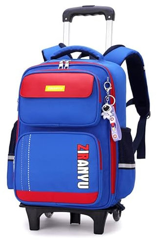 Sac à Dos Femme Sac à Dos à roulettes for Enfants Filles garçon Sac à roulettes étudiant Chariot cartables Carry on Kids;Bagagerie Primaire Junior High School Bag Sac à Dos Ordinateur (Color : 2 Whee