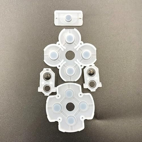 [Parti di videogiochi] 15 set JDS001 011 030 JDM 050 055 cuscinetti in gomma siliconica conduttiva for pulsanti Dualshock 4 L2 R2 for controller Playstation 4 PS4 [Sostituire] ( Color : JDM-030 040 )