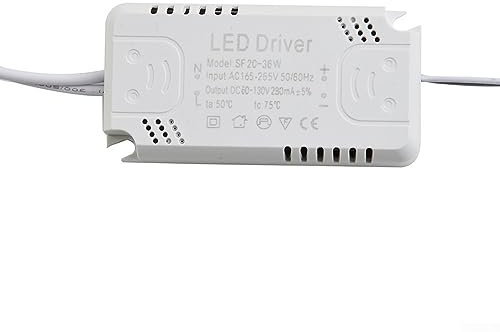 Transformador LED AC165-265V Fuente de alimentación LED, para iluminación LED Transformador no aislante para luz de techo, Transformadores LED de bajo voltaje para tira de luz LED