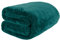 Dreamscene Sofa Throw Blanket, Soft Cosy Warm Honeycomb Waffle Blanket for Bed Lightweight Fleece Throw Fluffy Faux Fur Double Bed Throws, Teal Blue - 150 x 200cm