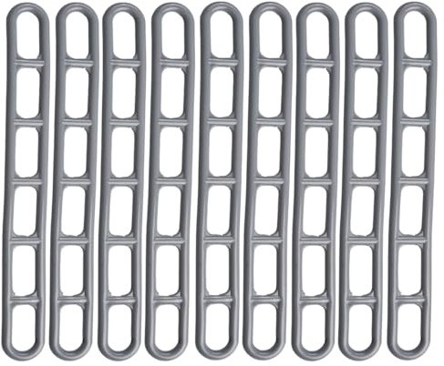 50Pcs Caravan Awning Ladders Straps Extra Strong Storm/High Wind Awning Pegging Tension Bands Motorhome Camping Tent Fixing Tensioning Rubber Straps With 6 Adjustable Mounting Hole