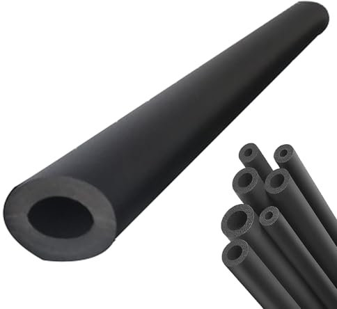 HSPLXYT Isolation de Tuyau, Manchon de Tuyau en Mousse d'isolation de Conduite d'eau Industrielle, Manchon de Tuyau Creux Noir, Ignifuge, Ignifuge, antigel, antidérapant(ID*TH-110mm*30mm)
