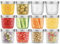 Danmu Art 12-Pack 250ml Wide Mouth Mason Jars with Lids - 75mm Extra Wide Opening for Easy Filling, Freezer & Dishwasher Safe - Ideal for Canning, Storage, Meal Prep, Candles, Gifts (12)