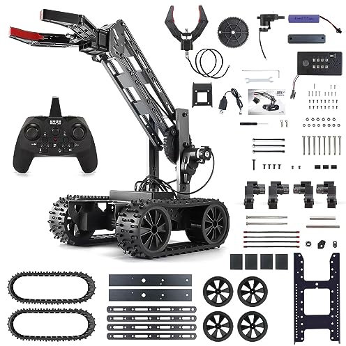 Robotic Arm Kit, Science Projects for Kids Ages 8-12, Cool Electronic Robotic Arm for Boys & Girls to Learn Programming/Techology, Educational Toy Building Kits for Beginners, Xmas Birthday Gift.