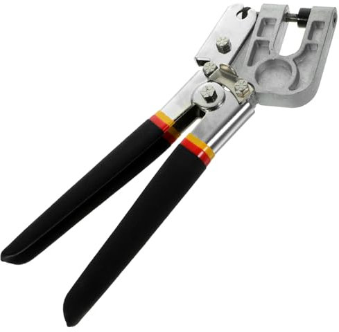 Hemobllo Punch Lock Crimper Zange Aus Stahl Lochzange Für Metallbefestigung Crimpschloss Mit Einhand-kielbefestigung Professionelle Metallzange Für Trockenbauwände