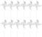 BESPORTBLE DIY Blank Windmills for Kids Graffiti, 12Pcs Paper Windmill Making Kit for Outdoor Activities, Kindergarten Art Projects, and Home Decoration