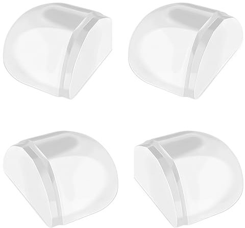 4er Set Transparenter Selbstklebender Türstopper für den Boden – Ohne Bohren, Für Alle Hartböden Geeignet, Wand- & Möbelschutz