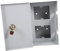DIYEAH 1 Juego Caja de Protección Eléctrica Exterior de Inoxidable con Cerradura Enclosure Enchufes Corriente Resistente de Usar