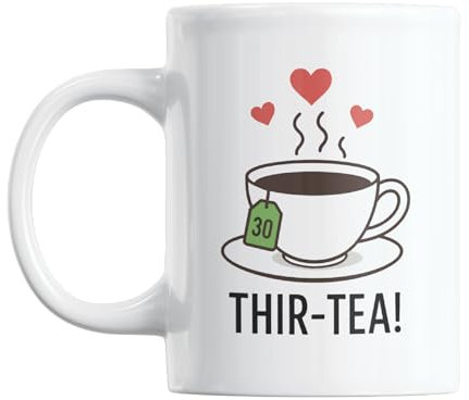 Gift Island 30th Birthday Gift for Women and Men | Dad & Mum 30th Birthday Gifts | Thirtieth Birthday Mug for her & him - Friend, Husband, Wife, Neighbour, Son and Daughter Tea Lover Mug