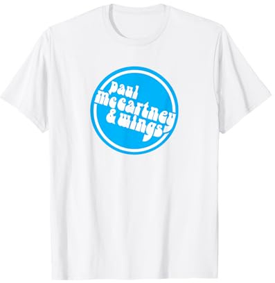 Offizielles Paul McCartney & Wings Circle Logo T-Shirt