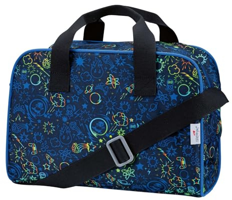 DerDieDas Sporttasche DerDieDas Sports Bag Neon Crazy dunkelblau