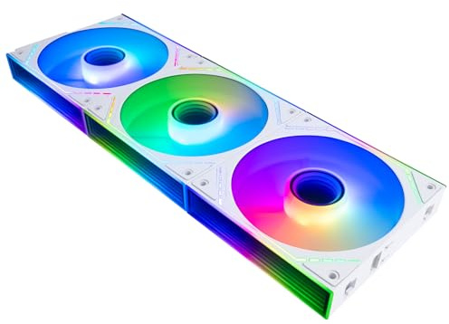 TR-Thermalright TL-M12QRW-S X3 120mm CPU PWM Fan-Wireless Splicing,1500RPM Silent Cooling,23.2DBa,Reverse CPU Fan 3-Pack-Infinite Mirror Light Effect ARGB,Can be Paired with Chassis/CPU Cooler